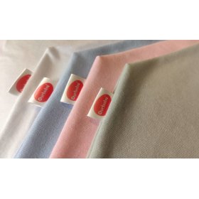 Drap coton imperméable - bleu clair 160 x 70 cm