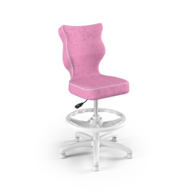Chaise de bureau ergonomique pour enfant réglée à une hauteur de 119-142 cm - rose, ENTELO