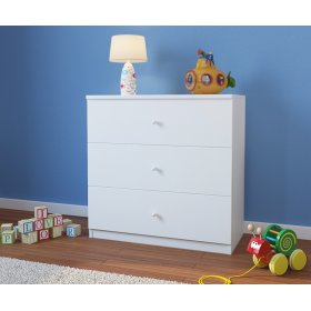 Commode pour enfants Ourbaby - blanc