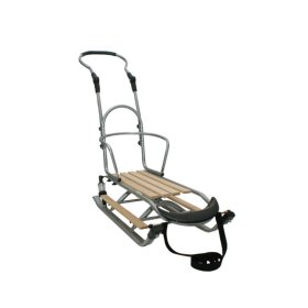 Luge pour enfants avec siège - Beige, Mikrus