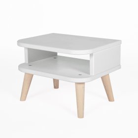 Table de chevet NELL - blanc, Ourbaby
