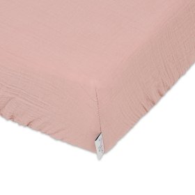 Drap mousseline 140x70 rose, Matex