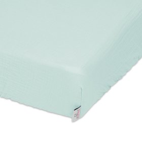 Drap mousseline 140x70 menthe