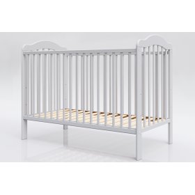 Lit bébé Alek avec barreaux amovibles - gris