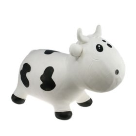 Vache gonflable KIDZZFARM - Blanc et noir