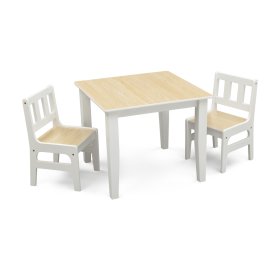 Table avec chaises enfant Naturel