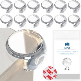 SIPO Jeu de cornières rondes - 12 pcs, Sipo