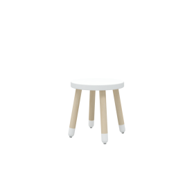 Chaise Dots - blanc, FLEXA