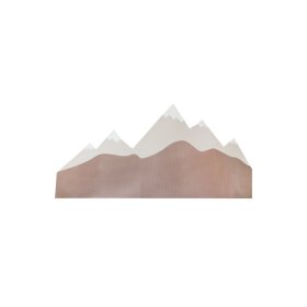 Mousse de protection pour le mur derrière le lit Montagnes - beige, VYLEN