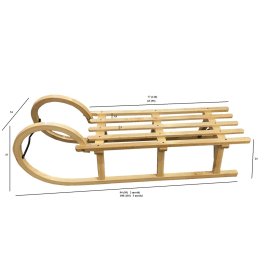 Traîneau Klasik traditionnel en bois