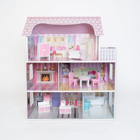 Maison en bois pour poupées Bella, Ourbaby