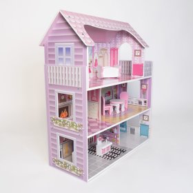 Maison en bois pour poupées Bella, EVA TOYS