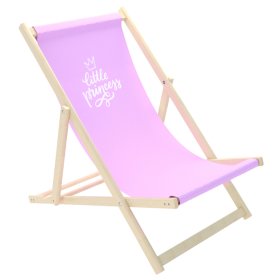 Petite chaise de plage princesse - rose, Chill Outdoor