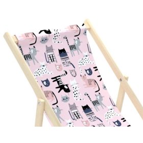 Chaise de plage enfant Chats