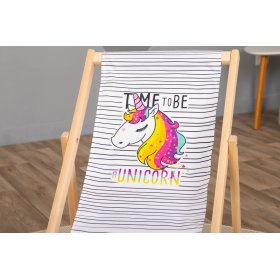 Chaise de plage enfant Licorne