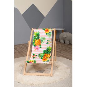 Chaise de plage ananas