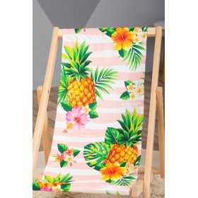 Chaise de plage ananas
