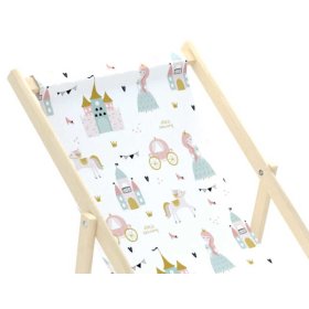 Chaise de plage enfant Princesse et château, Chill Outdoor