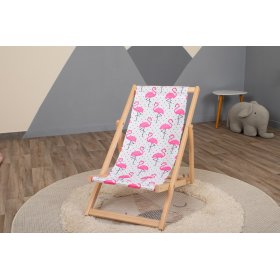 Chaise de plage pour enfants Flamingos