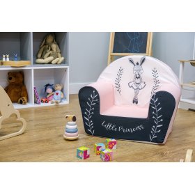 Chaise enfant Bunny Ballerine - blanc-rose