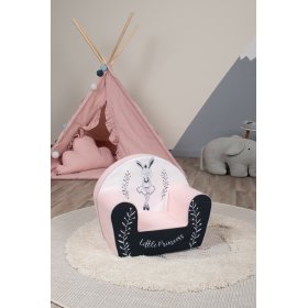 Chaise enfant Bunny Ballerine - blanc-rose