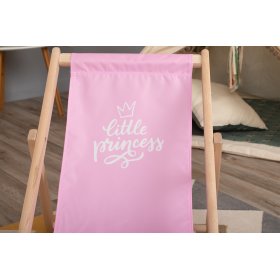 Petite chaise de plage princesse - rose