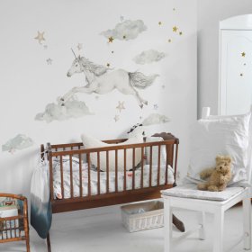 Décoration murale DEKORNIK Licorne dans le ciel, Dekornik