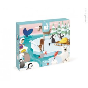 Janod Touch puzzle La vie sur glace 20 pcs, JANOD