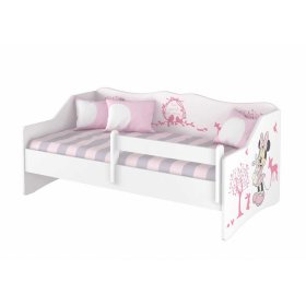 Lit enfant avec dossier - Minnie Mouse et animaux, BabyBoo, Minnie Mouse