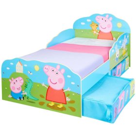 Lit enfant Peppa Pig avec boîtes de rangement, Moose Toys Ltd 