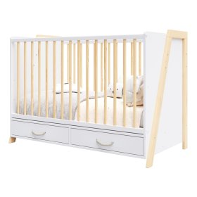 Lit bébé et bureau 2 en 1 CONE 120x60 - SCANDI, Pietrus