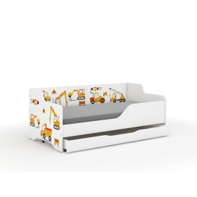 Lit banquette enfant LILU 160 x 80 cm - Chantier, Wooden Toys