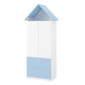 Armoire Cabane Sofie - bleue, BabyBoo