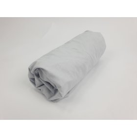 Drap de lit en coton - gris