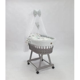 Lit en osier avec équipement pour bébé - Hérisson, TOLO