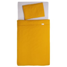 Couverture et oreiller en mousseline avec garnissage 100x135 + 40x60 - moutarde, Babymatex