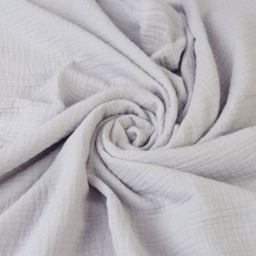 Couverture et oreiller en mousseline avec garnissage 100x135 + 40x60 - gris clair, Matex