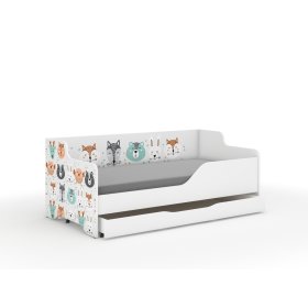 Lit banquette enfant LILU 160 x 80 cm - Animaux