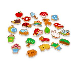Aimants jardin 24 pcs