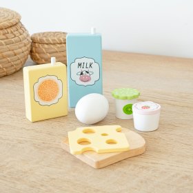 Aliments en bois - découpe - petit déjeuner américain, Ourbaby®