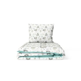 Linge de lit Animaux - menthe