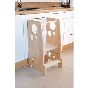 Tour d'apprentissage Montessori moderne avec anneaux