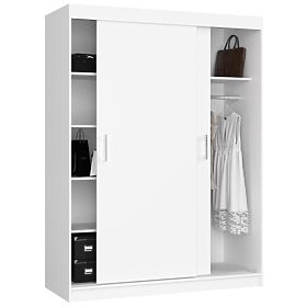ARMOIRE COULISSANTE 150 cm CLP MONO BLANCHE