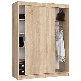 ARMOIRE COULISSANTE 150 cm CLP MONO CHÊNE SONOMA