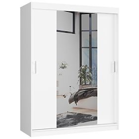ARMOIRE COULISSANTE 150cm CLP BLANCHE