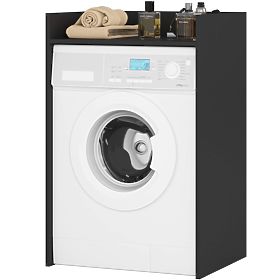 ARMOIRE POUR MACHINE À LAVER FIN NOIR