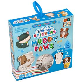 Autocollants de bain avec animaux changeant de couleur
