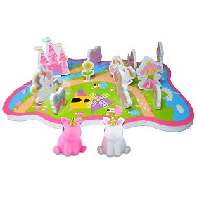 Autocollants de bain Monde des licornes