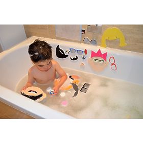 Autocollants de bain - tenues amusantes