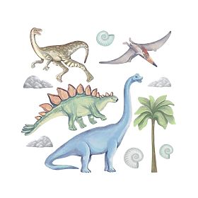 Autocollants muraux - dinosaures